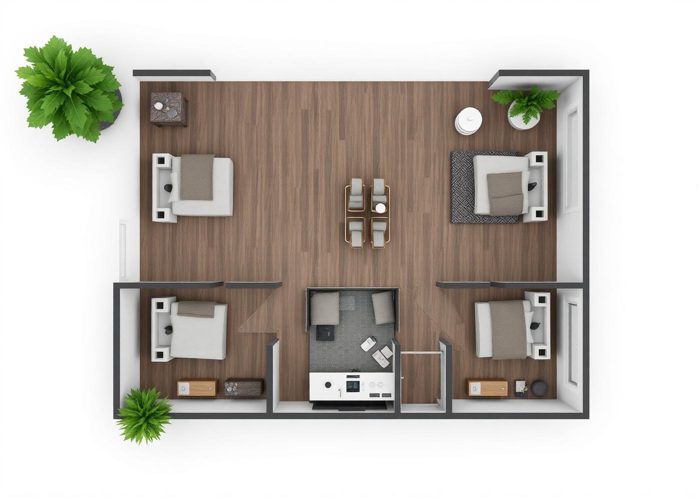 3D floor plan